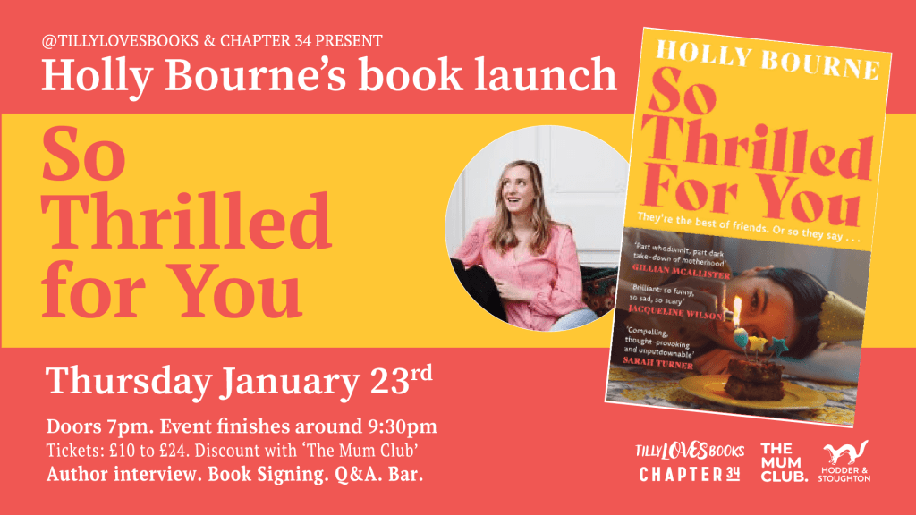 Holly Bourne Book Launch of So Thrilled for You